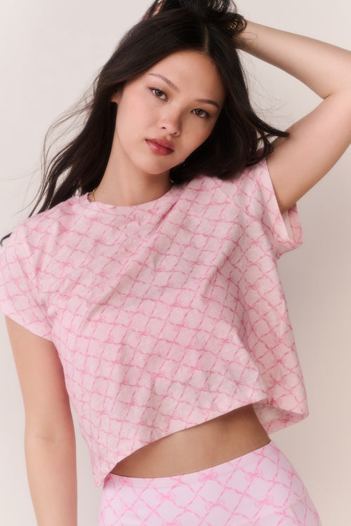 Rubin Cropped Cotton Tee